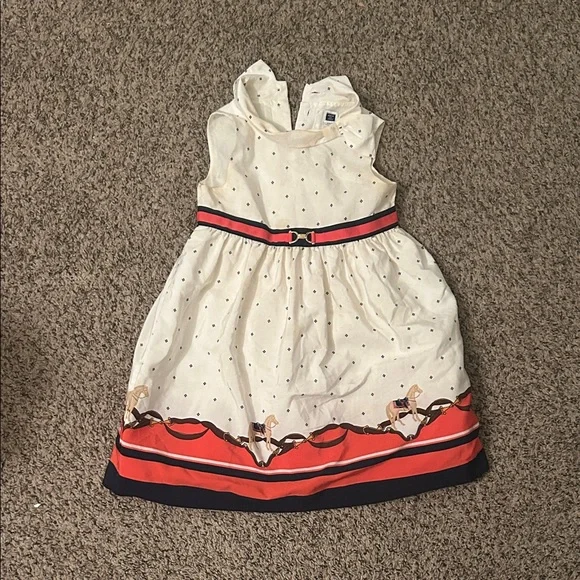 Janie and Jack | Dresses | Janie And Jack Cream Dress With Red And Black  Accents | Poshmark
